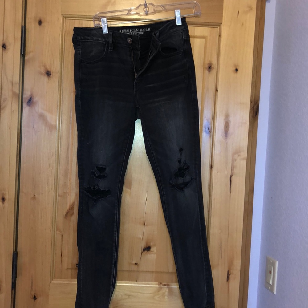Black jeggings